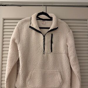 Women's Cream Sherpa Sweater